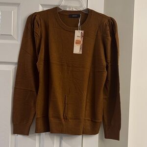 Dokotoo Brown Knit Sweater